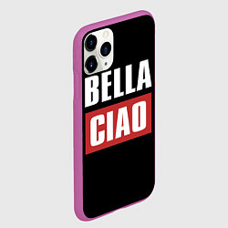 Чехол iPhone 11 Pro матовый Bella Ciao, цвет: 3D-фиолетовый — фото 2