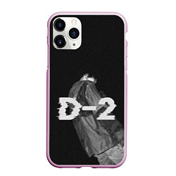 Чехол iPhone 11 Pro матовый Agust D D-2 by BTS, цвет: 3D-розовый