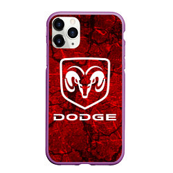 Чехол iPhone 11 Pro матовый DODGE, цвет: 3D-фиолетовый