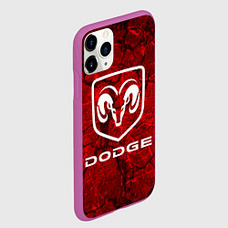 Чехол iPhone 11 Pro матовый DODGE, цвет: 3D-фиолетовый — фото 2