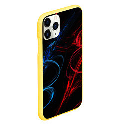 Чехол iPhone 11 Pro матовый SMOKE COLOR, цвет: 3D-желтый — фото 2