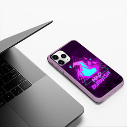 Чехол iPhone 11 Pro матовый PROMARE MAD BURNISH, цвет: 3D-сиреневый — фото 2