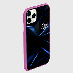 Чехол iPhone 11 Pro матовый SUBARU, цвет: 3D-фиолетовый — фото 2