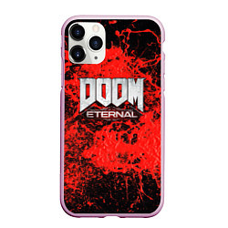 Чехол iPhone 11 Pro матовый Doom Eternal, цвет: 3D-розовый