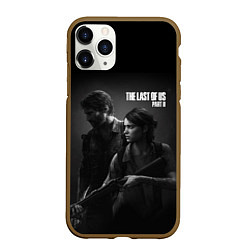 Чехол iPhone 11 Pro матовый The Last Of Us PART 2, цвет: 3D-коричневый