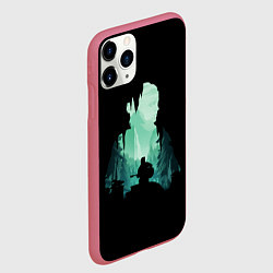 Чехол iPhone 11 Pro матовый THE LAST OF US, цвет: 3D-малиновый — фото 2