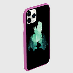 Чехол iPhone 11 Pro матовый THE LAST OF US, цвет: 3D-фиолетовый — фото 2