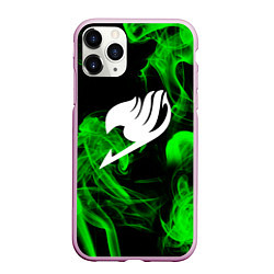 Чехол iPhone 11 Pro матовый Fairy Tail, цвет: 3D-розовый