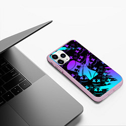 Чехол iPhone 11 Pro матовый FORTNITE x MARSHMELLO, цвет: 3D-розовый — фото 2