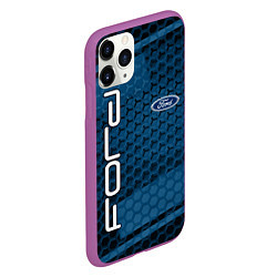 Чехол iPhone 11 Pro матовый FORD, цвет: 3D-фиолетовый — фото 2