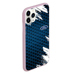 Чехол iPhone 11 Pro матовый FORD, цвет: 3D-розовый — фото 2