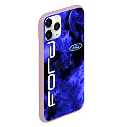 Чехол iPhone 11 Pro матовый FORD, цвет: 3D-розовый — фото 2