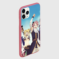 Чехол iPhone 11 Pro матовый FAIRY TAIL ХВОСТ ФЕИ, цвет: 3D-малиновый — фото 2