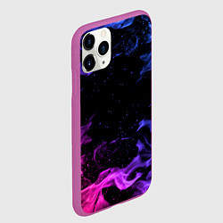 Чехол iPhone 11 Pro матовый ОГОНЬ НЕОН, цвет: 3D-фиолетовый — фото 2