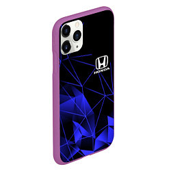 Чехол iPhone 11 Pro матовый HONDA, цвет: 3D-фиолетовый — фото 2