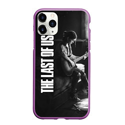 Чехол iPhone 11 Pro матовый The last of us part 2 ЭЛЛИ, цвет: 3D-фиолетовый