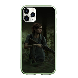 Чехол iPhone 11 Pro матовый THE LAST OF US 2 ЭЛЛИ, цвет: 3D-салатовый