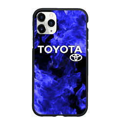 Чехол iPhone 11 Pro матовый TOYOTA, цвет: 3D-черный