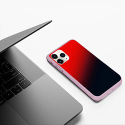 Чехол iPhone 11 Pro матовый RED, цвет: 3D-розовый — фото 2