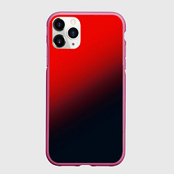 Чехол iPhone 11 Pro матовый RED, цвет: 3D-малиновый