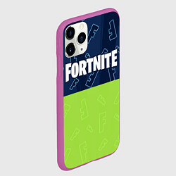 Чехол iPhone 11 Pro матовый FORTNITE ФОРТНАЙТ, цвет: 3D-фиолетовый — фото 2