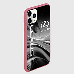 Чехол iPhone 11 Pro матовый LEXUS, цвет: 3D-малиновый — фото 2
