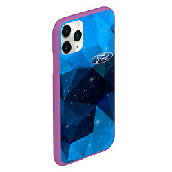 Чехол iPhone 11 Pro матовый FORD, цвет: 3D-фиолетовый — фото 2