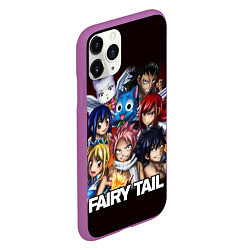 Чехол iPhone 11 Pro матовый FAIRY TAIL ХВОСТ ФЕИ, цвет: 3D-фиолетовый — фото 2