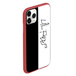 Чехол iPhone 11 Pro матовый Lil peep, цвет: 3D-красный — фото 2