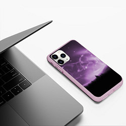 Чехол iPhone 11 Pro матовый ВОЛКИ СОЗВЕЗДИЯ D, цвет: 3D-розовый — фото 2