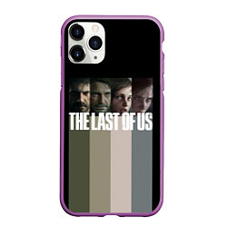 Чехол iPhone 11 Pro матовый The last of us, цвет: 3D-фиолетовый