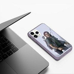 Чехол iPhone 11 Pro матовый Ellie, цвет: 3D-серый — фото 2