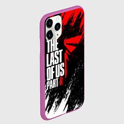 Чехол iPhone 11 Pro матовый THE LAST OF US II, цвет: 3D-фиолетовый — фото 2