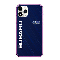 Чехол iPhone 11 Pro матовый SUBARU