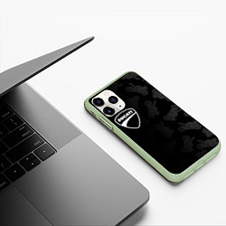 Чехол iPhone 11 Pro матовый DUCATI 1, цвет: 3D-салатовый — фото 2