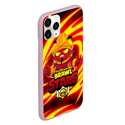 Чехол iPhone 11 Pro матовый BRAWL STARS EVIL GENE ДЖИН, цвет: 3D-розовый — фото 2