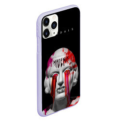 Чехол iPhone 11 Pro матовый Вандалы арт, цвет: 3D-светло-сиреневый — фото 2