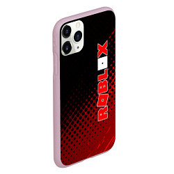 Чехол iPhone 11 Pro матовый Roblox, цвет: 3D-розовый — фото 2