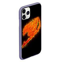 Чехол iPhone 11 Pro матовый FAIRY TAIL ХВОСТ ФЕИ, цвет: 3D-серый — фото 2