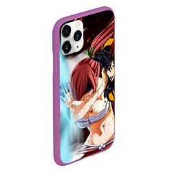 Чехол iPhone 11 Pro матовый FAIRY TAIL ХВОСТ ФЕИ, цвет: 3D-фиолетовый — фото 2