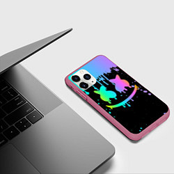 Чехол iPhone 11 Pro матовый MARSHMELLO, цвет: 3D-малиновый — фото 2