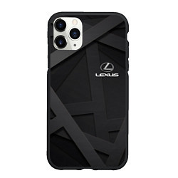 Чехол iPhone 11 Pro матовый LEXUS, цвет: 3D-черный