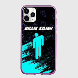 Чехол iPhone 11 Pro матовый BILLIE EILISH БИЛЛИ АЙЛИШ, цвет: 3D-фиолетовый