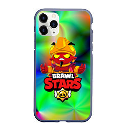 Чехол iPhone 11 Pro матовый BRAWL STARS EVIL GENE ДЖИН