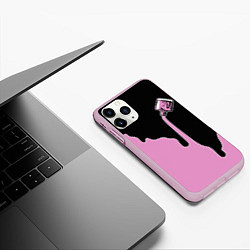 Чехол iPhone 11 Pro матовый Nails, цвет: 3D-розовый — фото 2