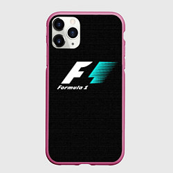 Чехол iPhone 11 Pro матовый Formula 1, цвет: 3D-малиновый