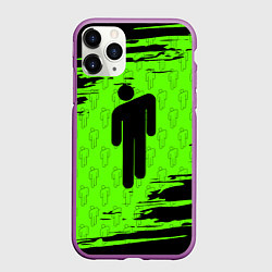 Чехол iPhone 11 Pro матовый BILLIE EILISH БИЛЛИ АЙЛИШ, цвет: 3D-фиолетовый
