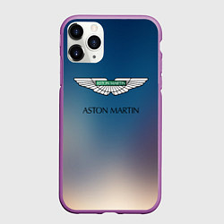 Чехол iPhone 11 Pro матовый Aston martin