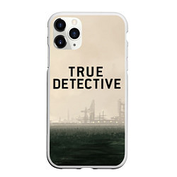 Чехол iPhone 11 Pro матовый Настоящий детектив, цвет: 3D-белый