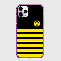 Чехол iPhone 11 Pro матовый BORUSSIA, цвет: 3D-фиолетовый